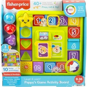 Fisher-Price Laugh & Learn Puppy’s Game Activity Board Smart Stages